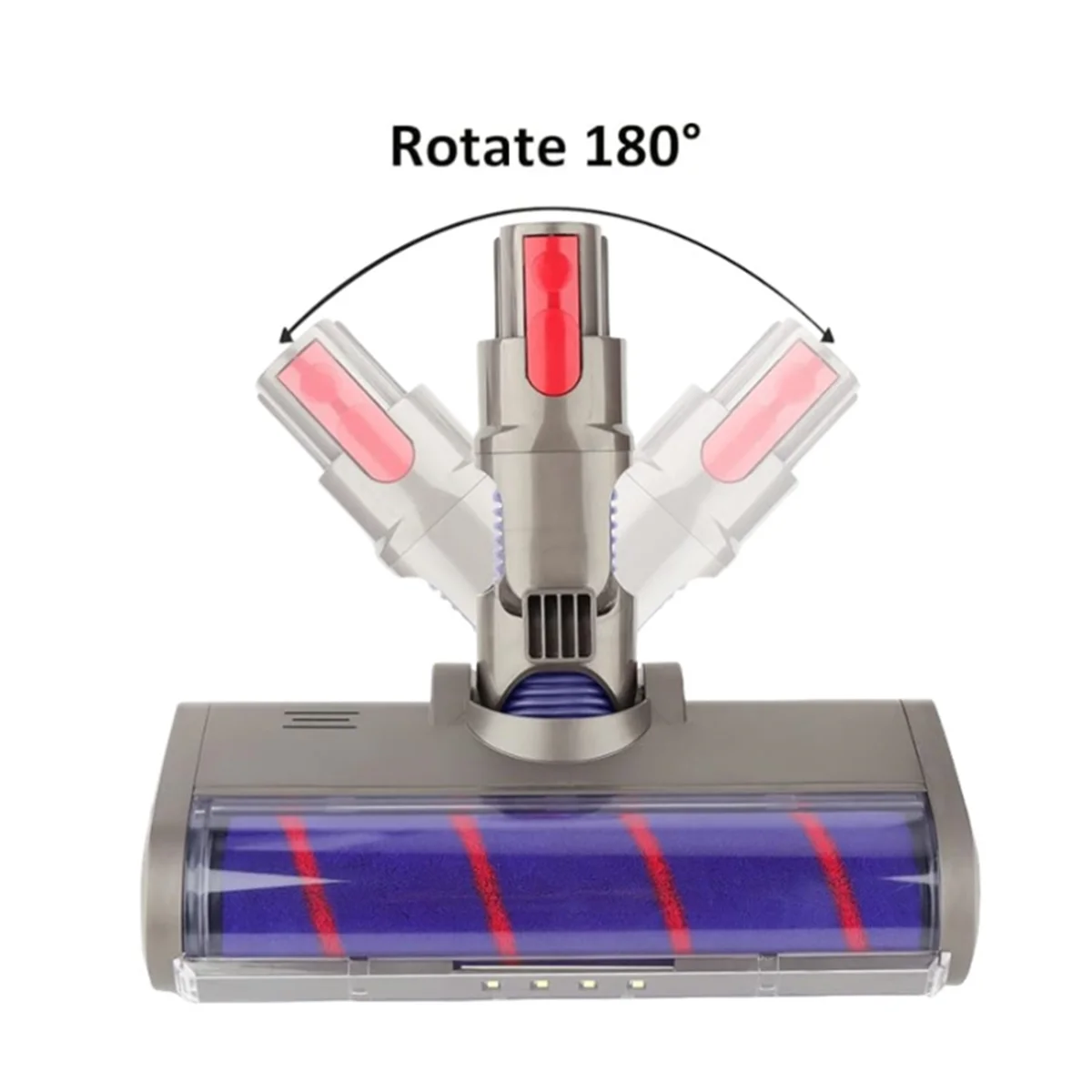 

For Dyson V15 V11 V10 V8 V7 Vacuums Attachment Soft Roller Brush Replacement with Dust Light for Hardwood Cleaner