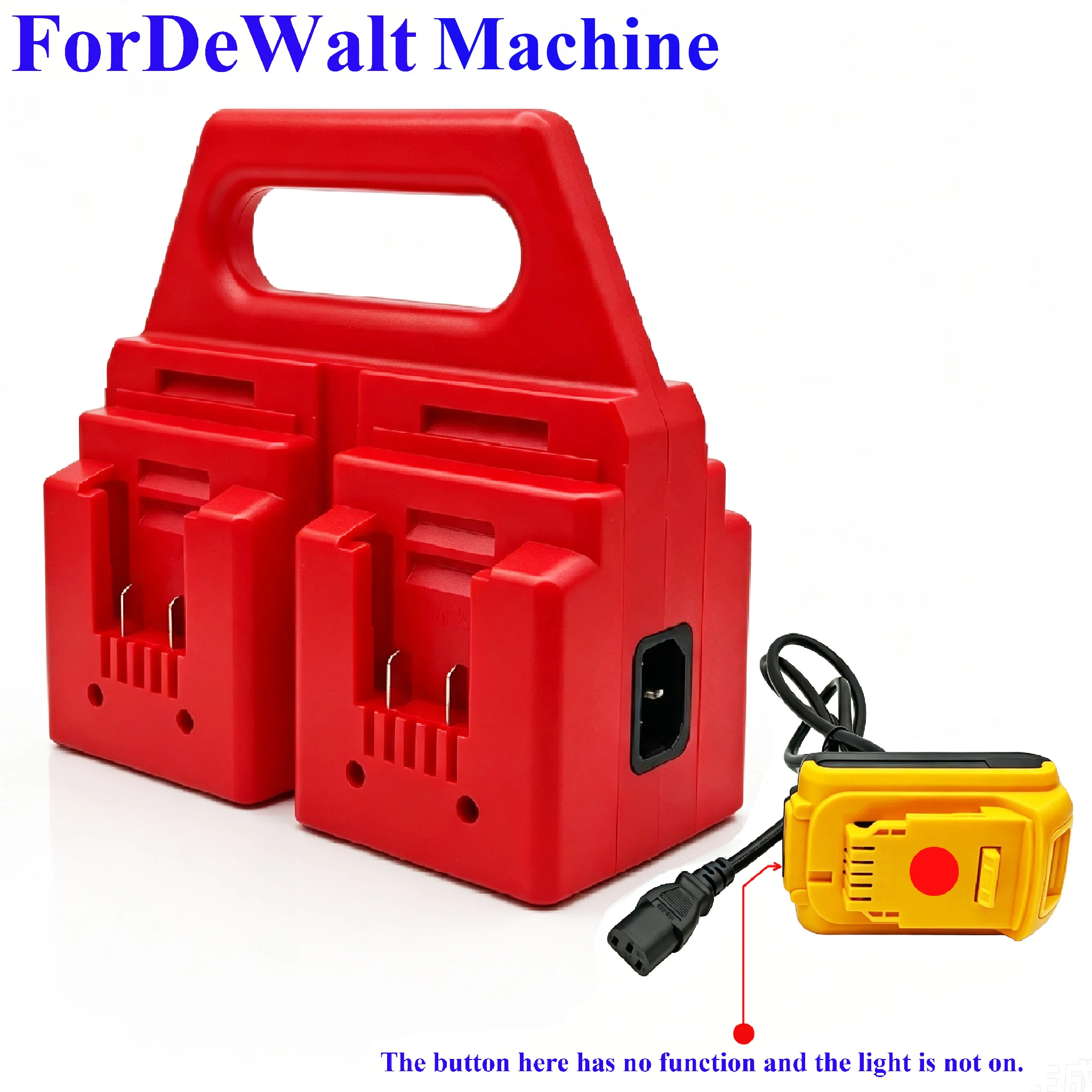 Kabelsplitter, verlängerter Leitungs-Gewichtsreduzierer-Adapter für Worx Lithium-Batterie, für DeWALT, für Milwaukee, für M18, für LXT-Maschine – Detail 13