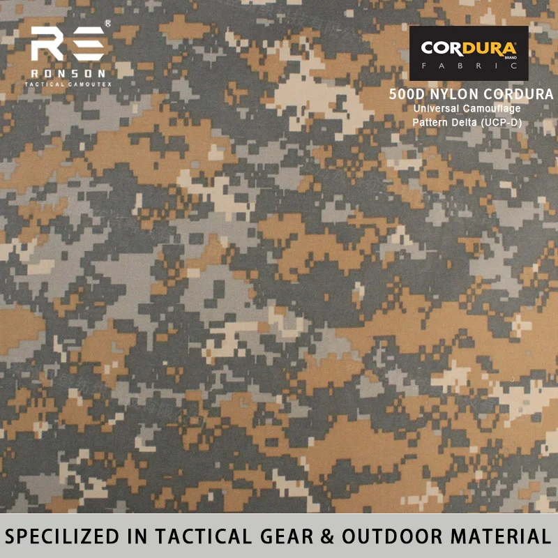 

Universal Camouflage Pattern Delta UCP-D Camouflage 500D Nylon Cordura Oxford Fabric PU Coated Durable Use for Tactical Gears