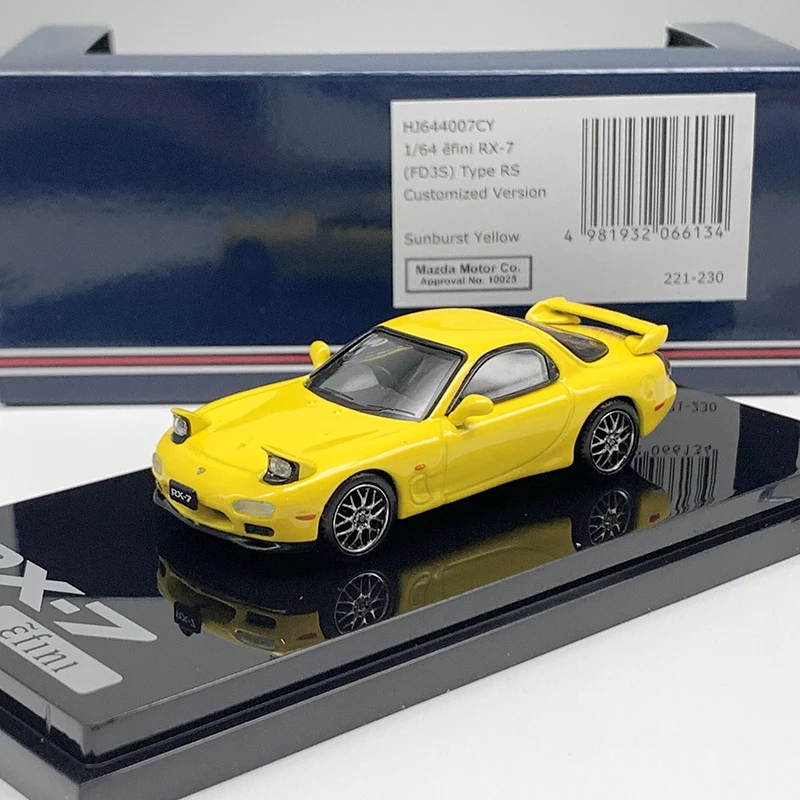 hj-1-64-rx7-fd3s-タイプrs-rs-r-優勝記念限定合金車モデル-ダイキャスト＆車両-ミニチュアスケールモデルカー-コレクションギフト用