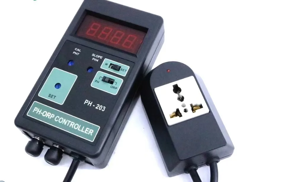 PH-203 New Digital PH Controller ORP Controller Ph Tester Ph Meter Digital PH-ORP controller