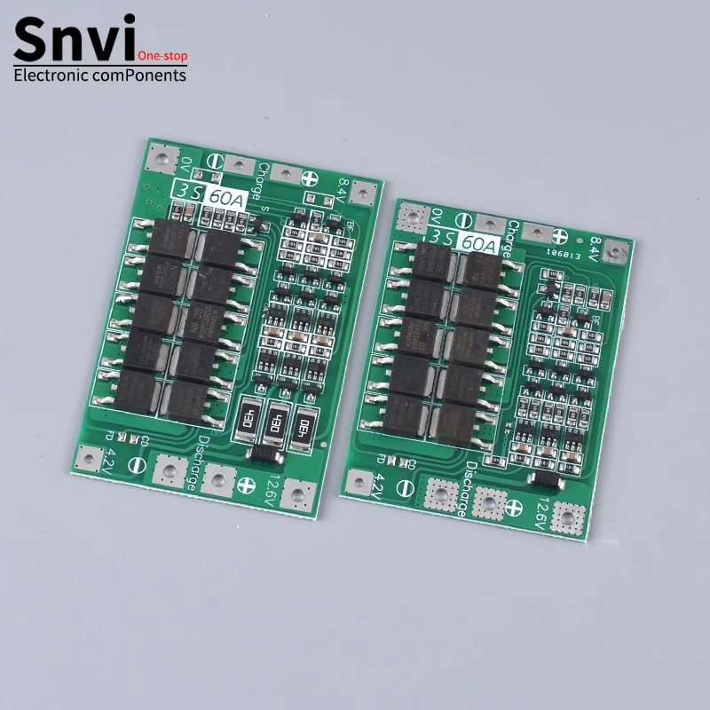 3 strings 11.1V 12.6V 18650 lithium battery charger protection board balanced/enhanced version 60A can start