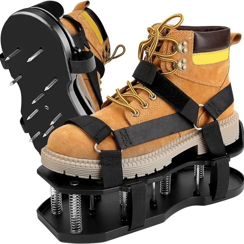 

Garden loose soil shoes, lawn ventilation grass spikes with spring base