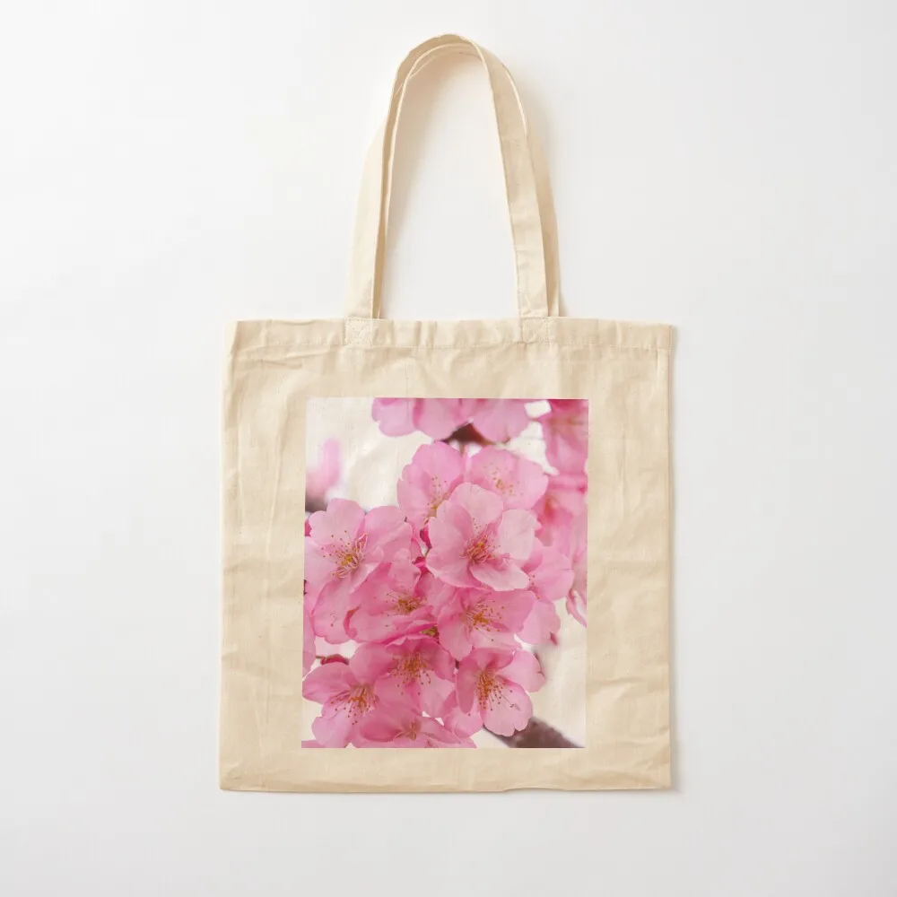 sakura flower cherry blossom Tote Bag Woman shopper bag custom fabric bag Beach