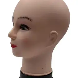 Bald Female Mannequin Head Professional Cosmetology for Wig Display Wigs Eyeglasses Hats Salon Mannequins