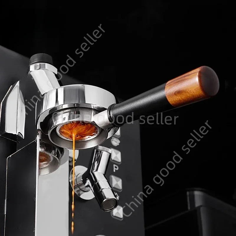 Coffee Machine Handle Stainless Steel Binaural Three-ear Bottomless Extraction Handle 51/58mm Italian Accessories