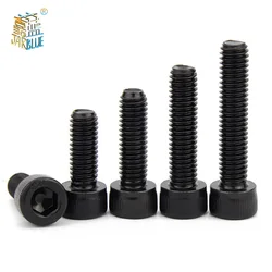 10pcs/lot Hexagon Allen Hex Socket Cup Head Screw Bolts M2 M2.5 M3 M4 M5 M6 M8 Grade 12.9 A2-70 Carbon Steel Din912