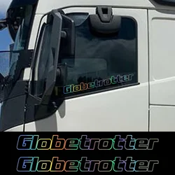 2Pcs Globetrotter Truck Side Window Car Stickers For Volvo FH HGV Vinyl Decor Decals Heavy Large Truck Auto Tuning Accessories