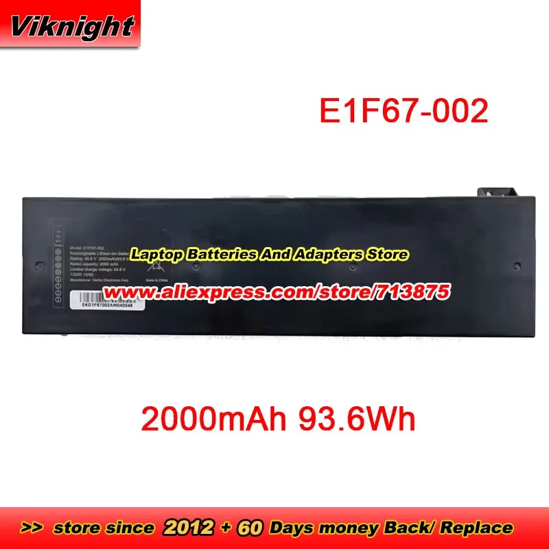 

Аккумулятор E1F67-002 46.8В 2000мАч 93.6Втч