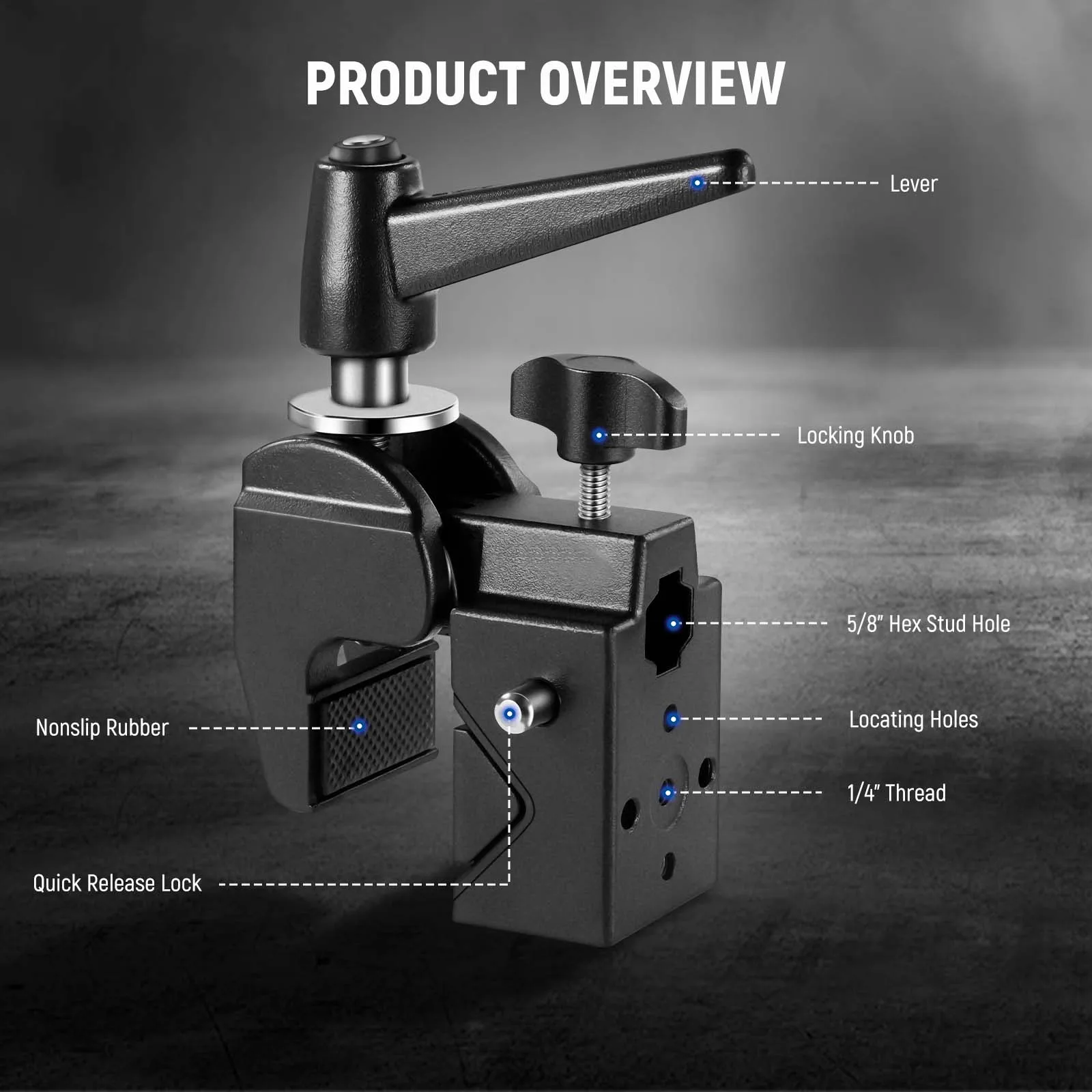 NEEWER Super Clamp with 5/8