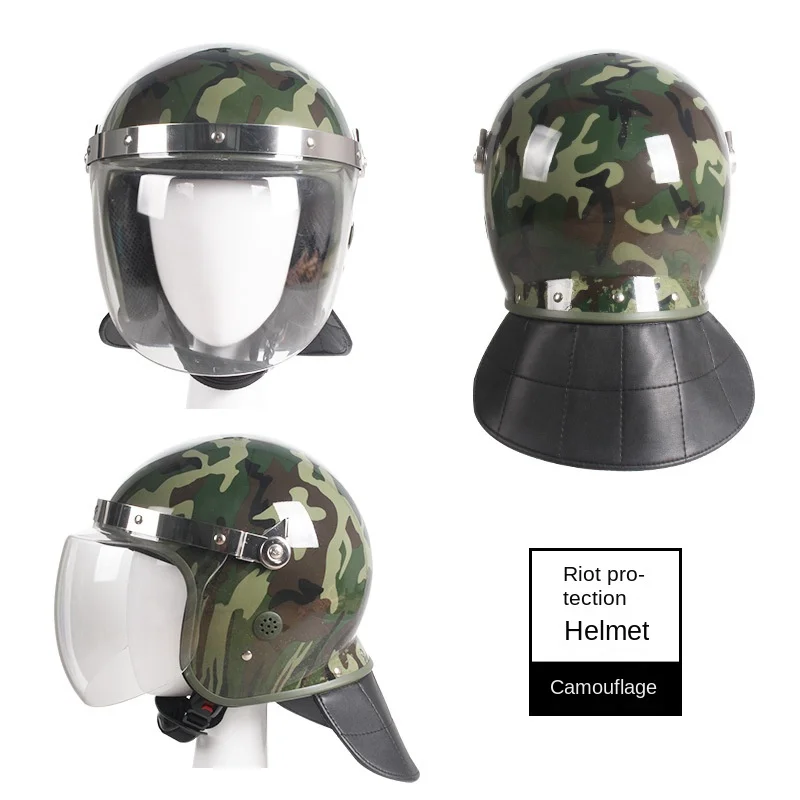 Security Riot Helmet Metal Explosion-proof Helmet Pc Army Camouflage Helmet Safety Helmet Helmet Tactical Helmet