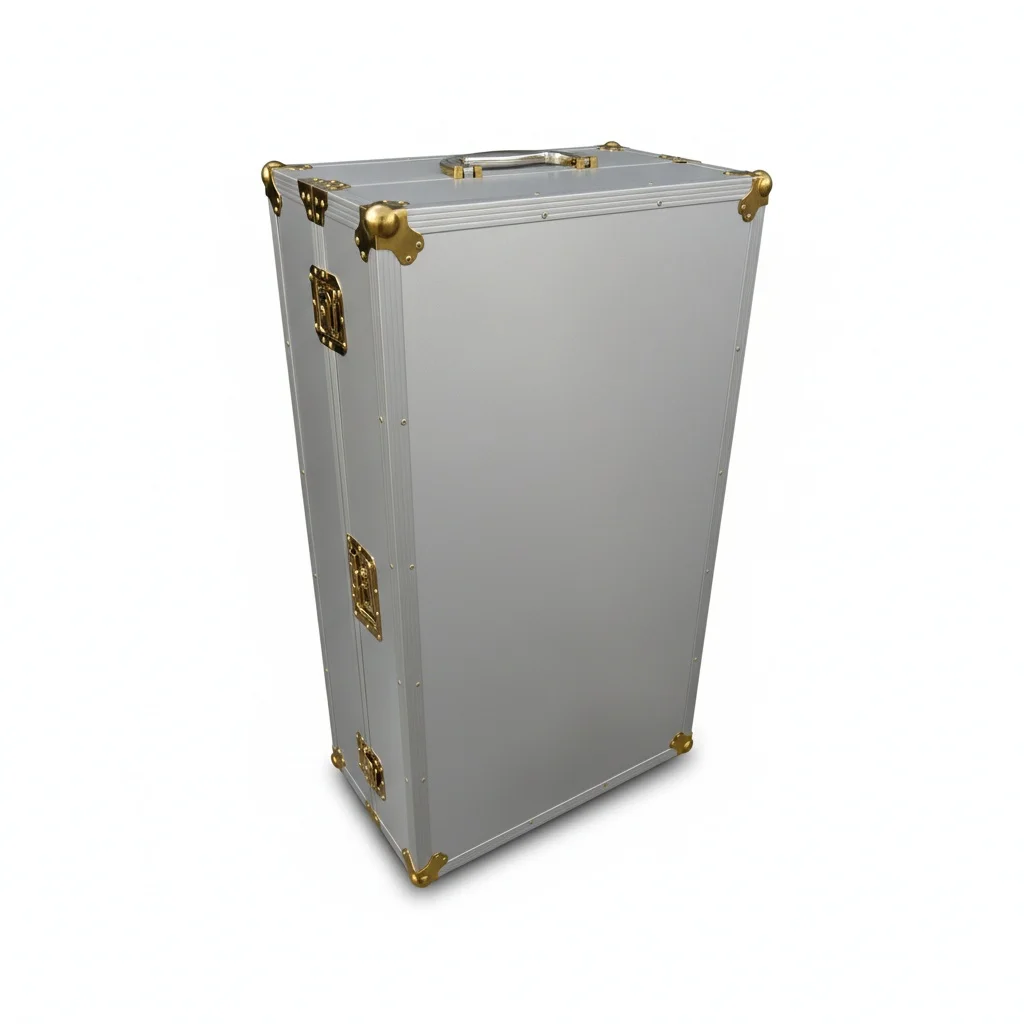 Aluminum Flight Case with ABS Panel, Equipment Storage Box, Portable Hard Case, Custom Aluminum Case, Foam Padded Tool Case