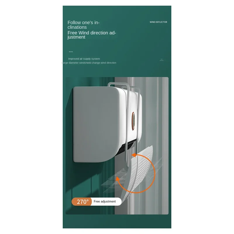 

AU28-4PCS Air Conditioner Baffle Air Conditioner Outlet Deflector Anti-Direct Blow Baffle