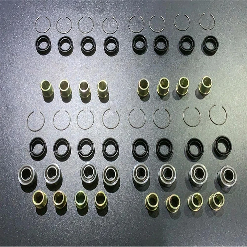 56pcs Front Upper&Lower/Left&Right A-arm Bushing Rebuild Kit For Honda FourTrax 250 TRX250X 1987-1992/TRX700XX 2008-2009