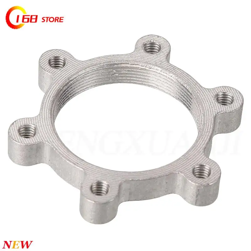 High Quality Bicycle Bike Freewheel Threaded Hubs Disk Disc Brake Rotor 6 Bolt Flange Adapter Brake Pads AccesoriosHot