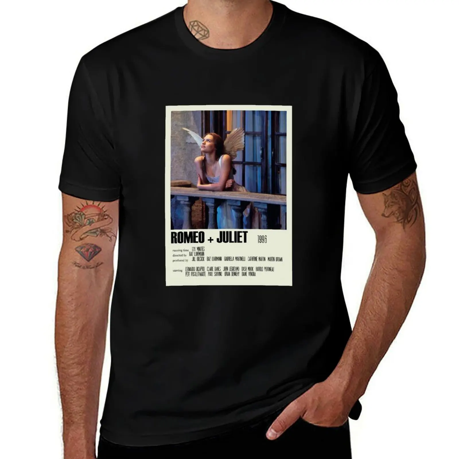 Mens Funny Romeo Love Juliet Alternative Poster Art Movie Large Gifts For Movie Fans T-Shirt