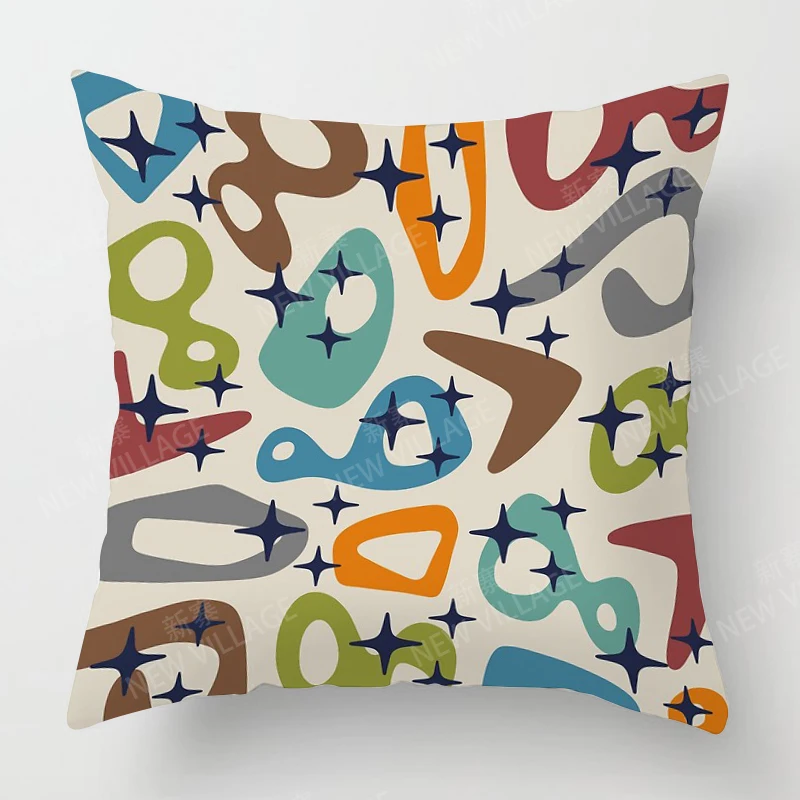 Nordic fall home decor autumn throw pillow case sofa Cushion cover modern 45x45cm 45*45 50x50 60x60cm 40*40 40x40 geometry 60*60