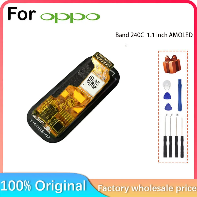 ل ممن لهم الفرقة سوار ذكي شاشة LCD إصلاح شاشة تعمل باللمس ، ومناسبة ل ممن لهم الفرقة 240C شاشة LCD 1.1 بوصة AMOLED