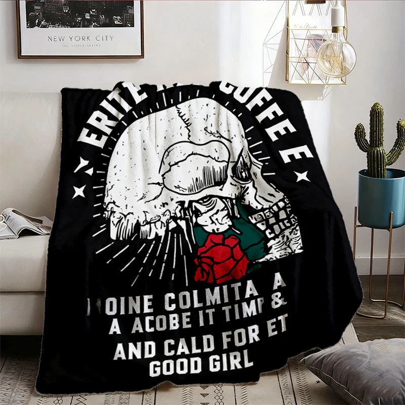 Dark Romance Flannel Blanket I Buy Coffee and Call A Good Book Lover Gift for Husband Villain Lover Bookish Flannel