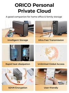 Keluarga Server Cloud Jaringan ORICO NAS Sistem Penyimpanan Terpasang 2.5/3.5 8 rumah server penjualan terbaik - №