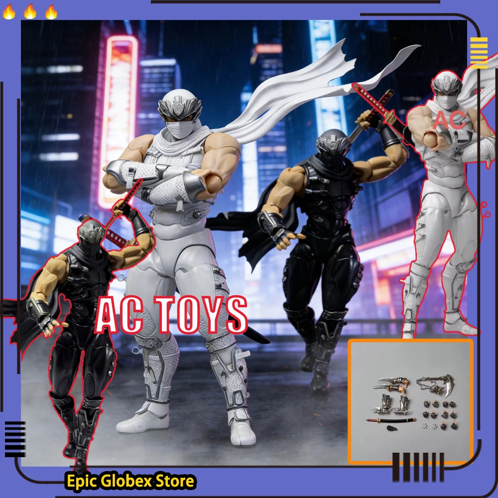 

Hot Ryu Hayabusa Ac Factory Toys Action Figure Ninja Gaiden Kaiyodo Revoltech Yamaguchi Figurine Model Ko Statue Kids Gifts Toy