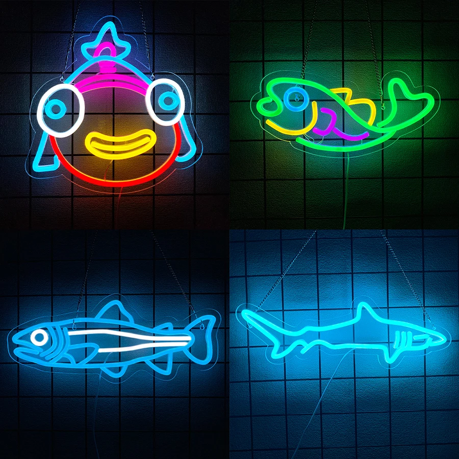 Fish Neon Sign For …