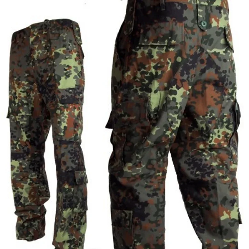 Airsoft Tactical  Hunting BDU Uniform Hiking Shirt & Pants Set Outdoor Paintball Hunting Clothing  Camo