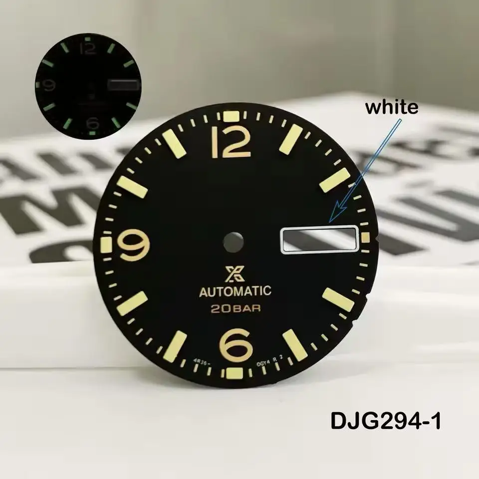The new 28.5mm NH36 digital index frosted dial is suitable for customizing NH36 mechanical movement watch accessories with S dia