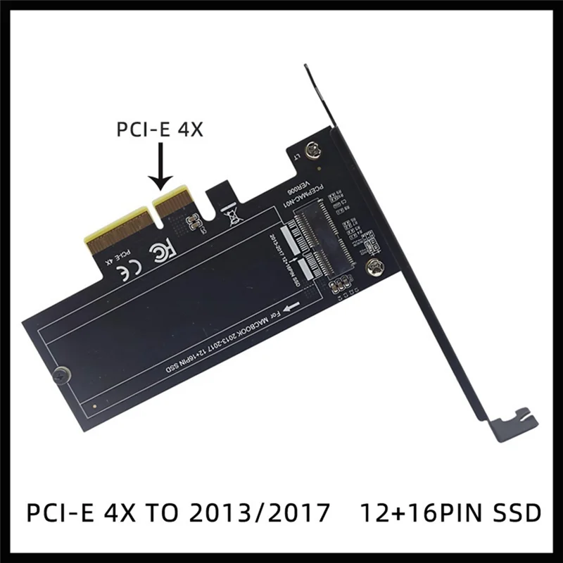 PCI-E 4X To 12+16PIN SSD Adapter Card For  2013-2017 12+16PIN SSD For  Pro 2013 A1398 A1502