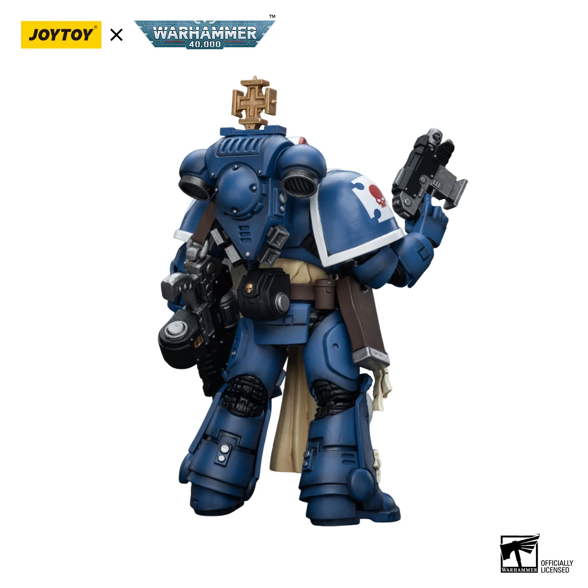 JOYTOY 1/18 Action Figure Warhammer 40K Ultramarines Sternguard Veteraan Sergeant Model Speelgoed