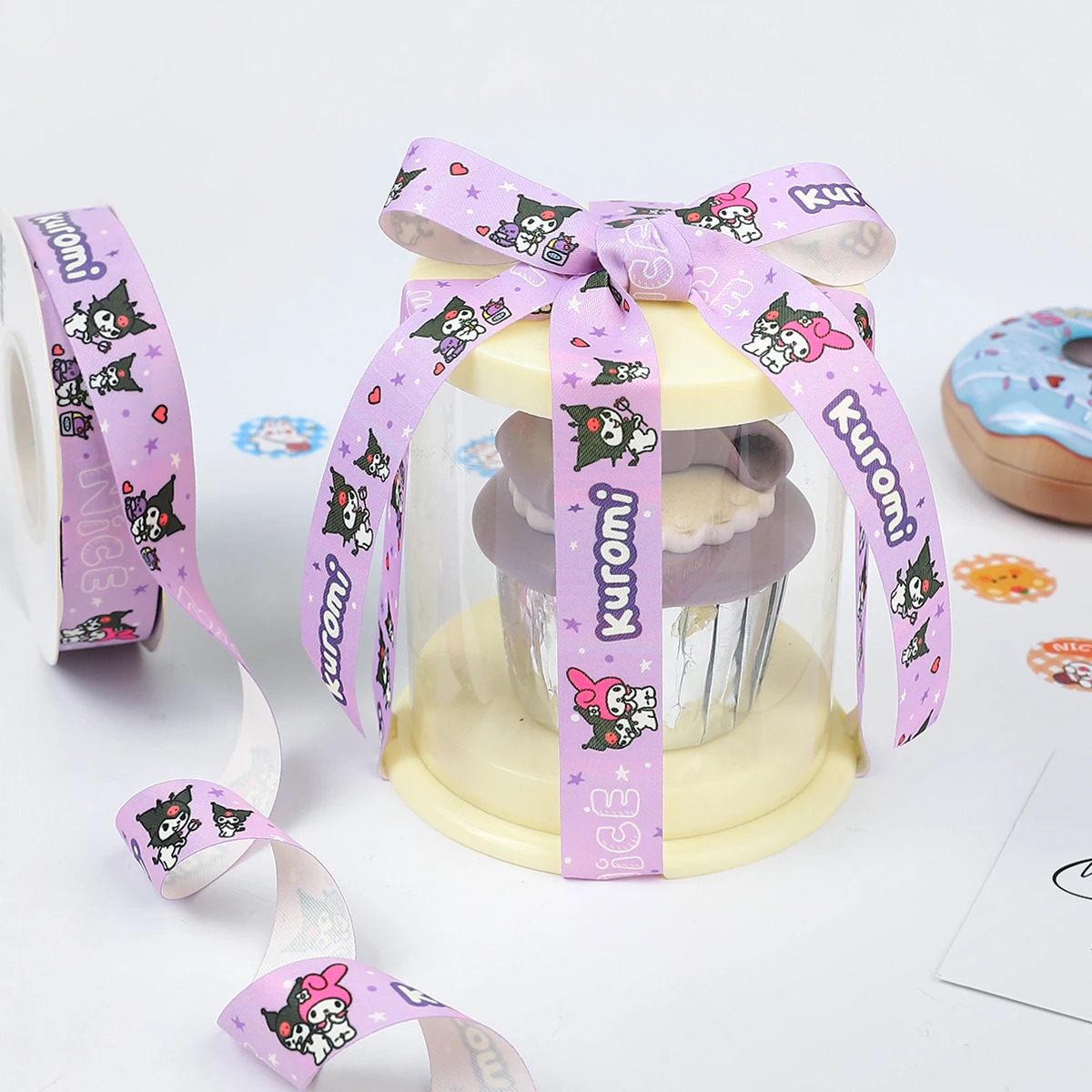 Kulomi Ribbon Jade Gui Dog Pacha Dog Sanrio Cartoon Ribbon Packaging Gift Box Gift Ribbon