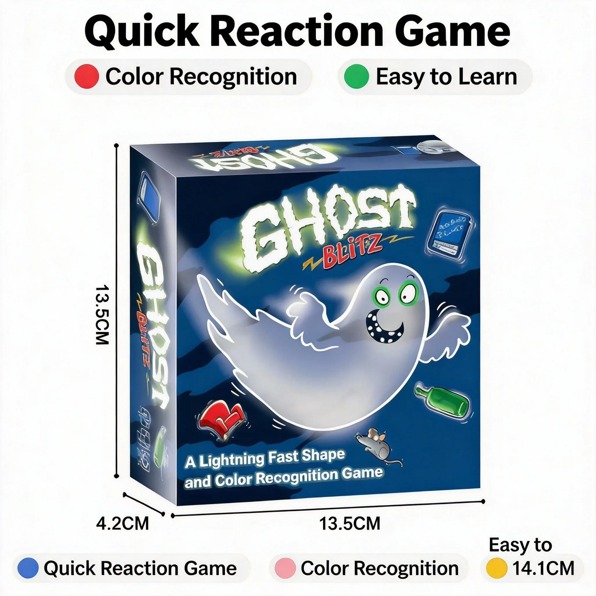 

GHOST BLITZ: Быстрая игра на распознавание форм и цветов для взрослых и детей, семейное развлечение