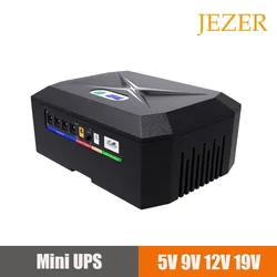 JEZER ๋์ฉ๋ ๋ค๋ชฉ์ ๋ฏธ๋ ํด๋์ฉ UPS ๋ฐฑ์
์ ์ ์ด๋ํฐ, ์์ดํ์ด ๋ผ์ฐํฐ, 5V, 9V, 12V, 19V, DCP-60, 100, 120W, 20800mAh