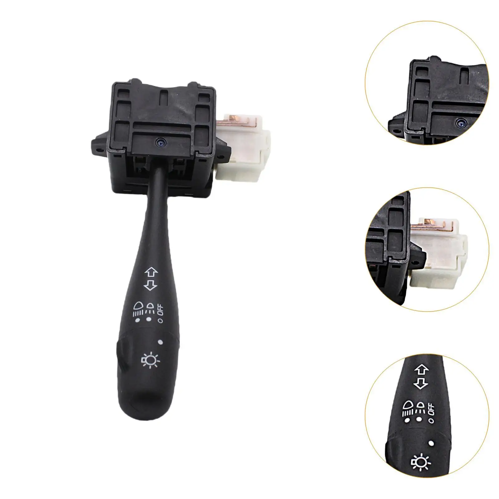 Car Turn Signal Switch Accessory REPN504304 for Nissan Pickup Base SE XE 95 with Headlight Wiper Control Black