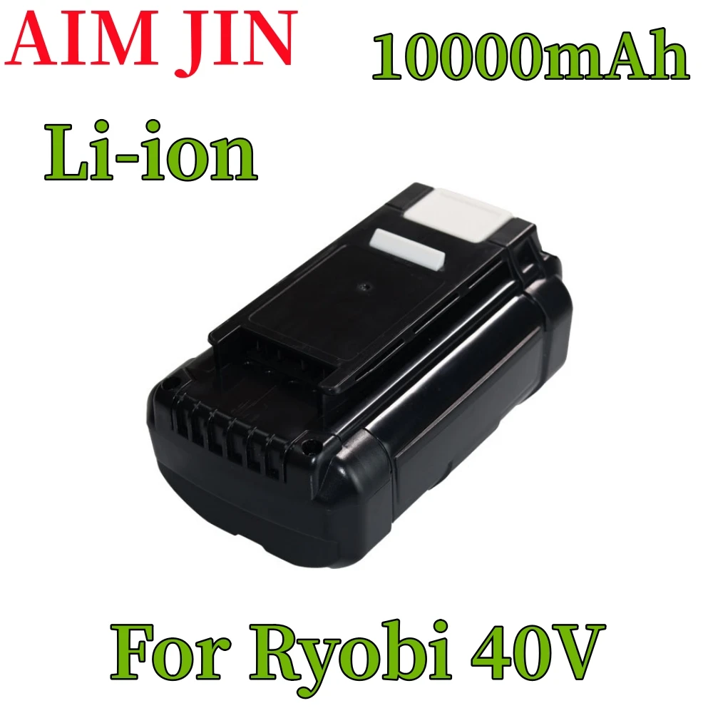 

40V 10000Ah Lithium-ion Rechargeable Battery For Ryobi RY40502 RY40200 Cordless Tools Screwdriver Battery OP4050 OP4026 OP40401