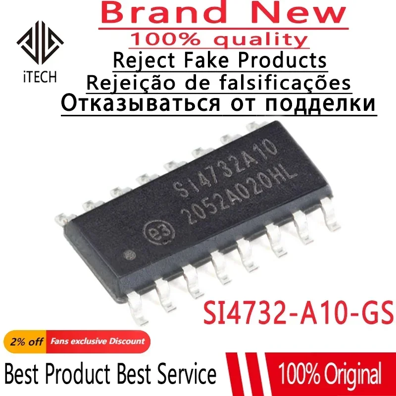 (1-10)pcs/lot SI4732-A10-GSR SI4732 SI4732-A SI4732-A10 SI4732-A10-G SI4732-A10-GS SOP16 SI New and Original in Stock