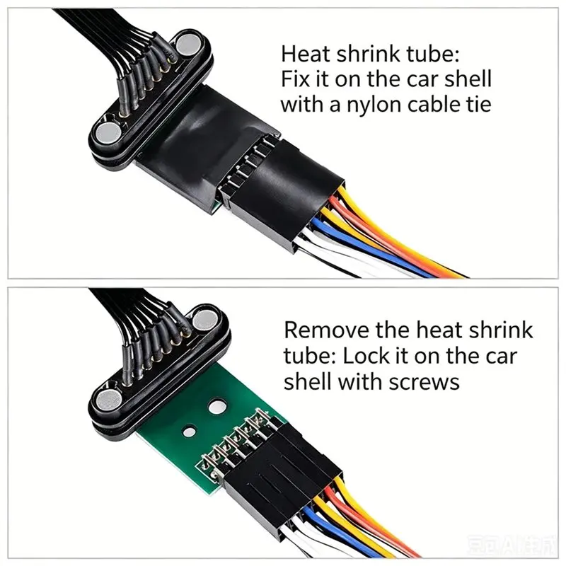 Extension Line LED Light Linkage Light Climbing Car D12 RC Car Light Assembly Magnetic Quick Detachment
