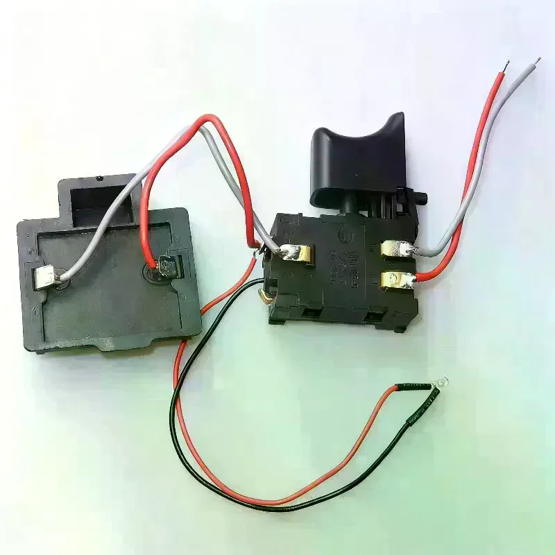 1Pcs Lithium Battery Drill Speed Control Trigger Switches DC 21-25V Electric Drill Speed Control Push Button Trigger Switch