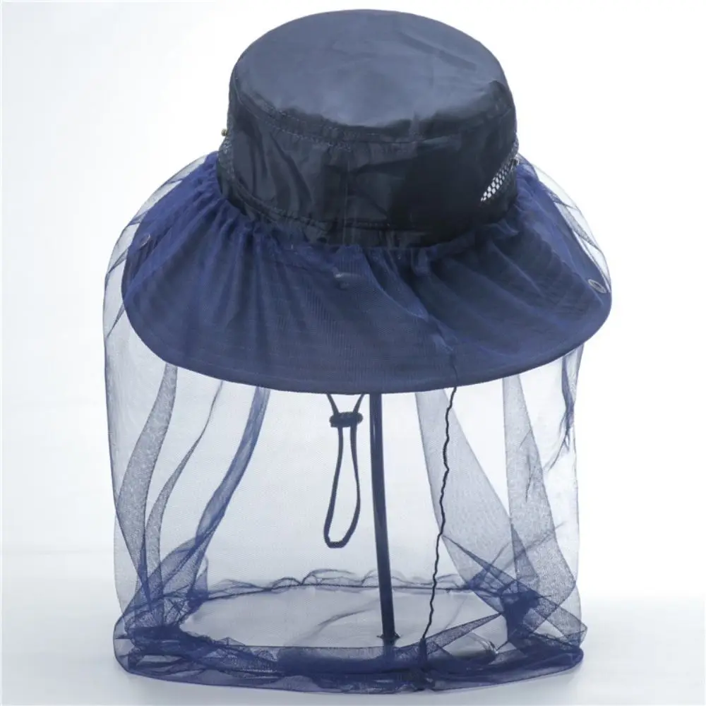 Equipment Head Face Protector Anti Mosquito Fishing Cap Anti Bee Hat Insect Mesh Hat Outdoor Fishing Sun Cap Mosquito Net Hat