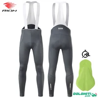 RION-pantalones con pechera para ciclismo para hombre, medias para bicicleta de montaña, Baberos profesionales para bicicleta de carretera, almohadillas Dolomiti italianas a prueba de viento, ropa de otoño 6 8H