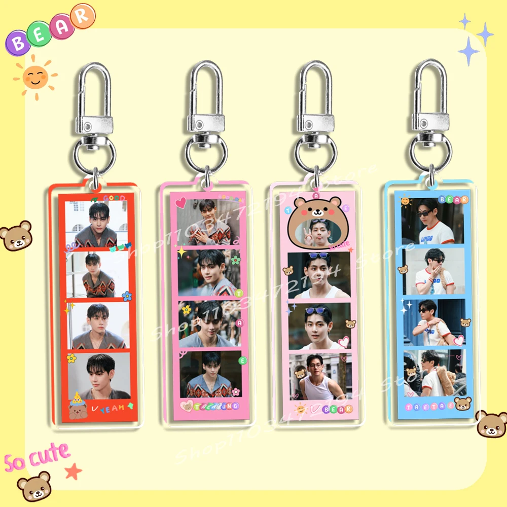 7 см акриловый брелок с изображением идола, 4 вырезанных сетки, аксессуары для сумок, подвеска, забавные подарки, товар