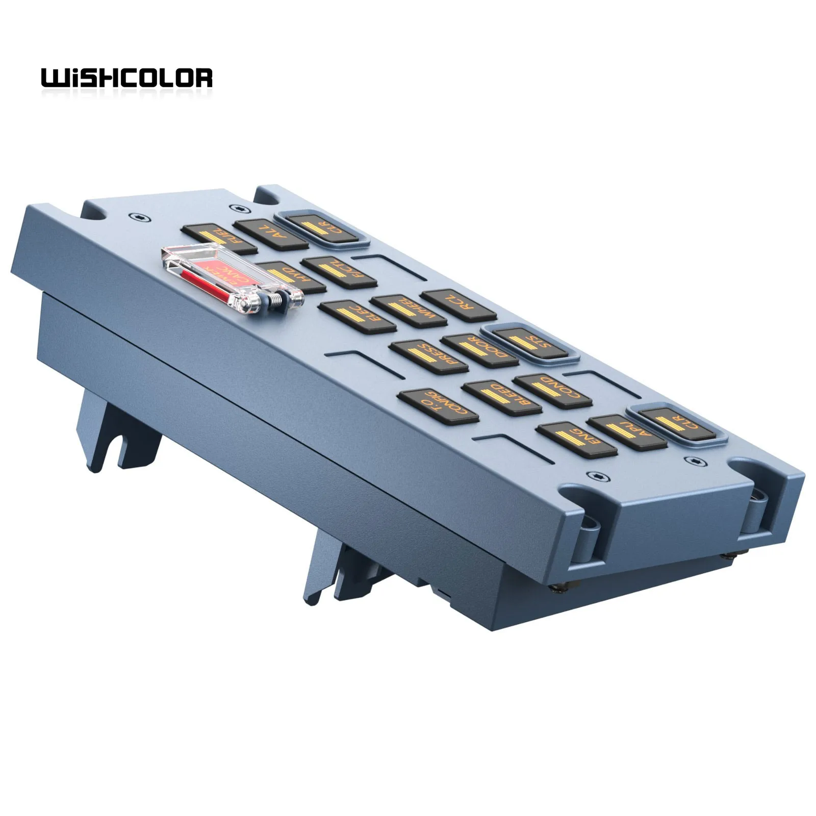 Hamgeek WINWING ECAM Flight Simulation Panel with EMER CANC Push Button Support for X-Plane MSFS Flight Game Simulators