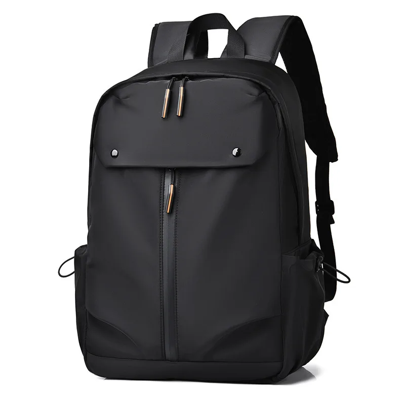 Men's Backpack Large Capacity Travel Leisure Solid Color Computer Backpack Fashion Men And Women Students Schoolbag