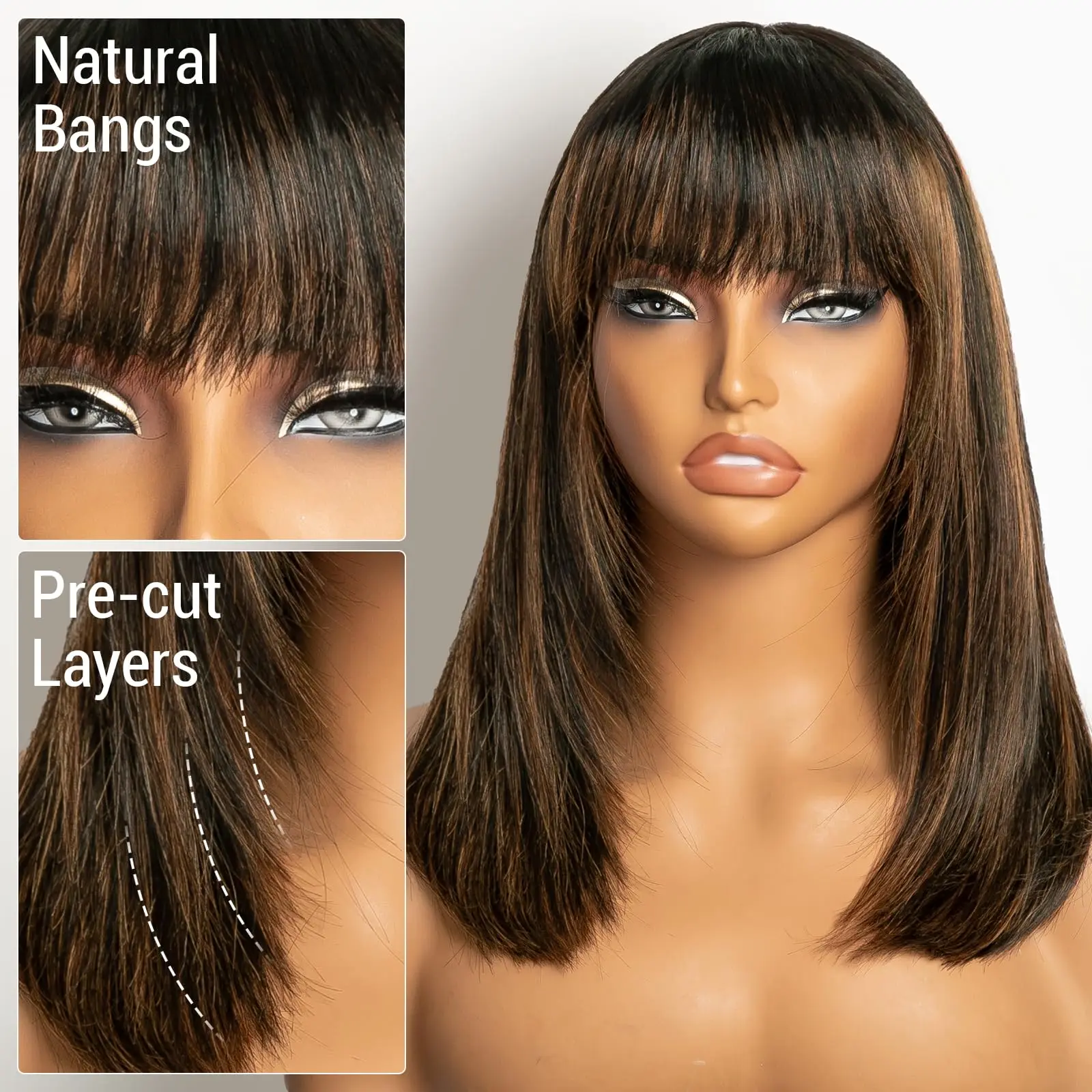 تسليط الضوء على شقراء قصيرة بوب 2x1 HD الدانتيل باروكة من شعر طبيعي بدون صمغ جاهزة للذهاب البرازيلي 1b/30 مستقيم بوب العظام مع الانفجارات