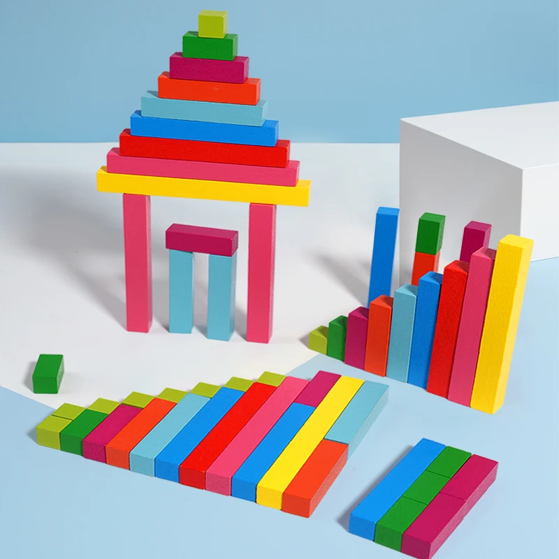 Montessori-Lehrmittel für Mathematik, Lernen, farbige Dezimalstäbe, Puzzle-Spielzeug, Kindergarten, frühkindliche Bildung