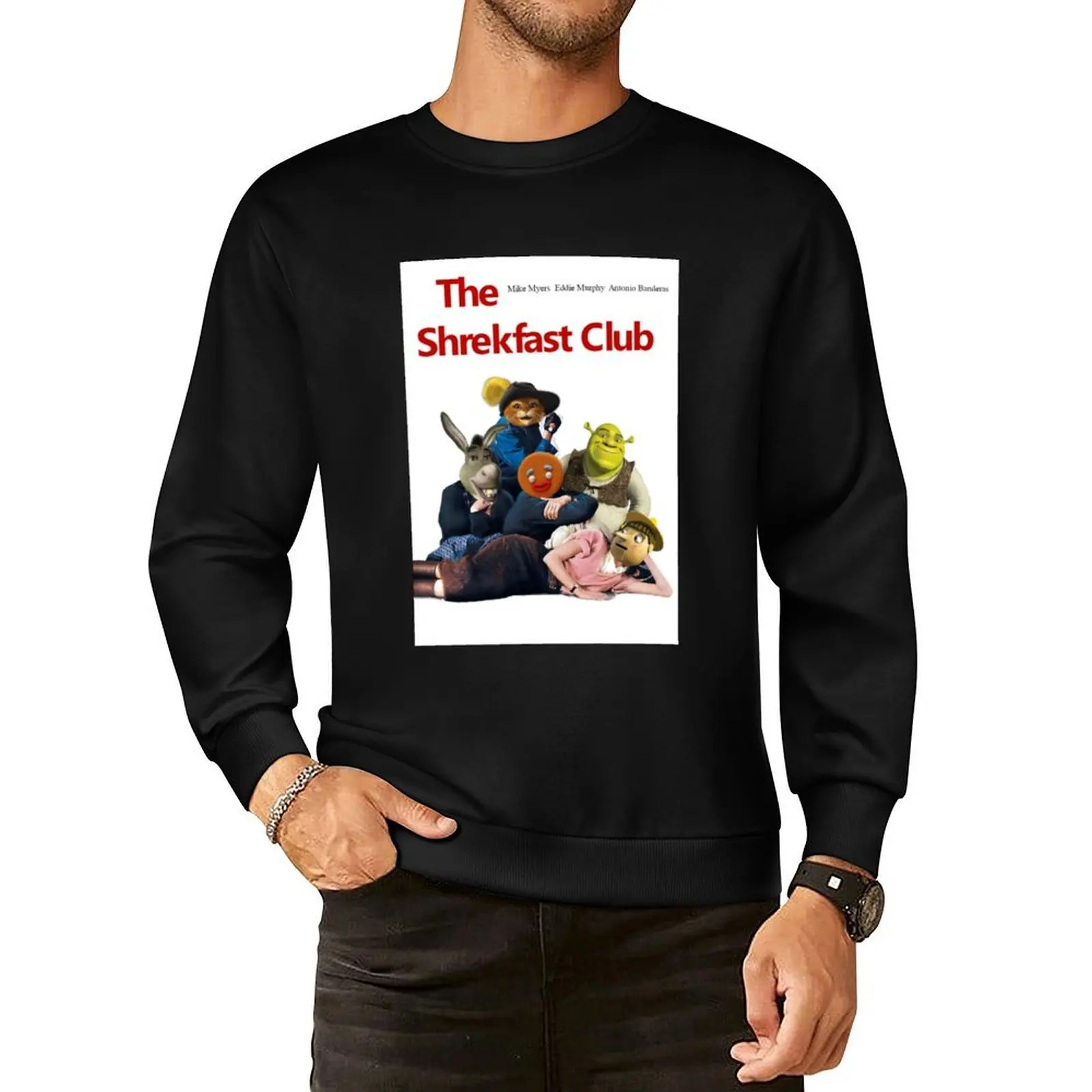 The Shrekfast Club Pullover Hoodie men's sweat-shirt set men's clothes men sweatshirt