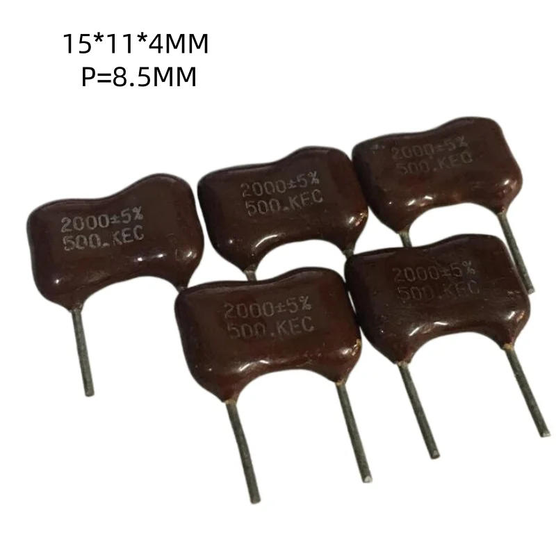 Original KEC 500V 2000PF high-end audio silver mica capacitor P=8.5mm