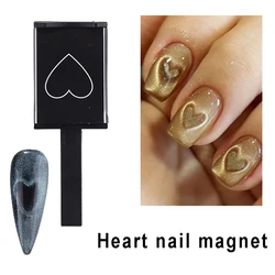Nail Art Tools Cat Eye Magnetic Rod Powerful Heart-Shaped Magnet Gel Polish Valentine's Design Manicure 2026 Decoration Supplies