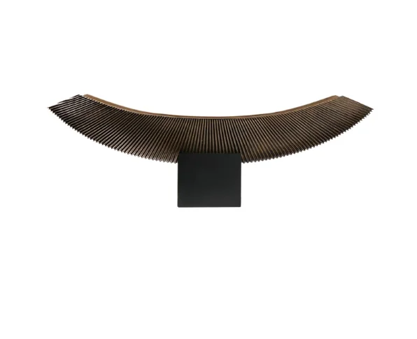 Modern new Chinese-style retro boat-shaped long sculpture decoration for model rooms sales offices living rooms  and entryways