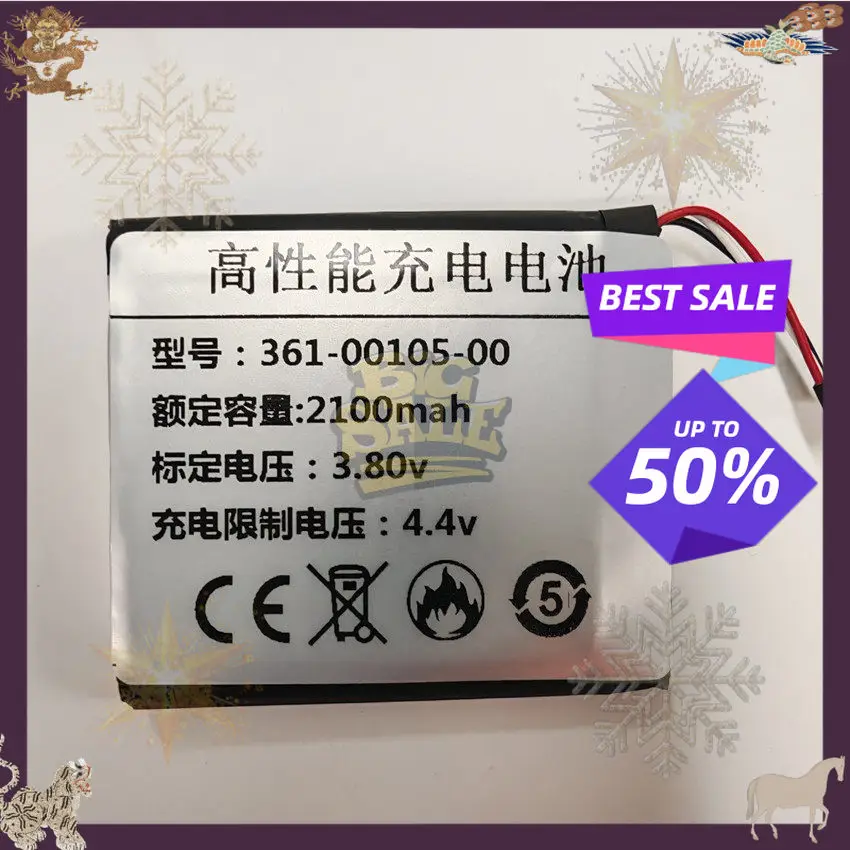 SWZY 2100mAh 361-00105-00 Battery Suitable for Garmin Edge1030 Smartwatch Compatible Battery